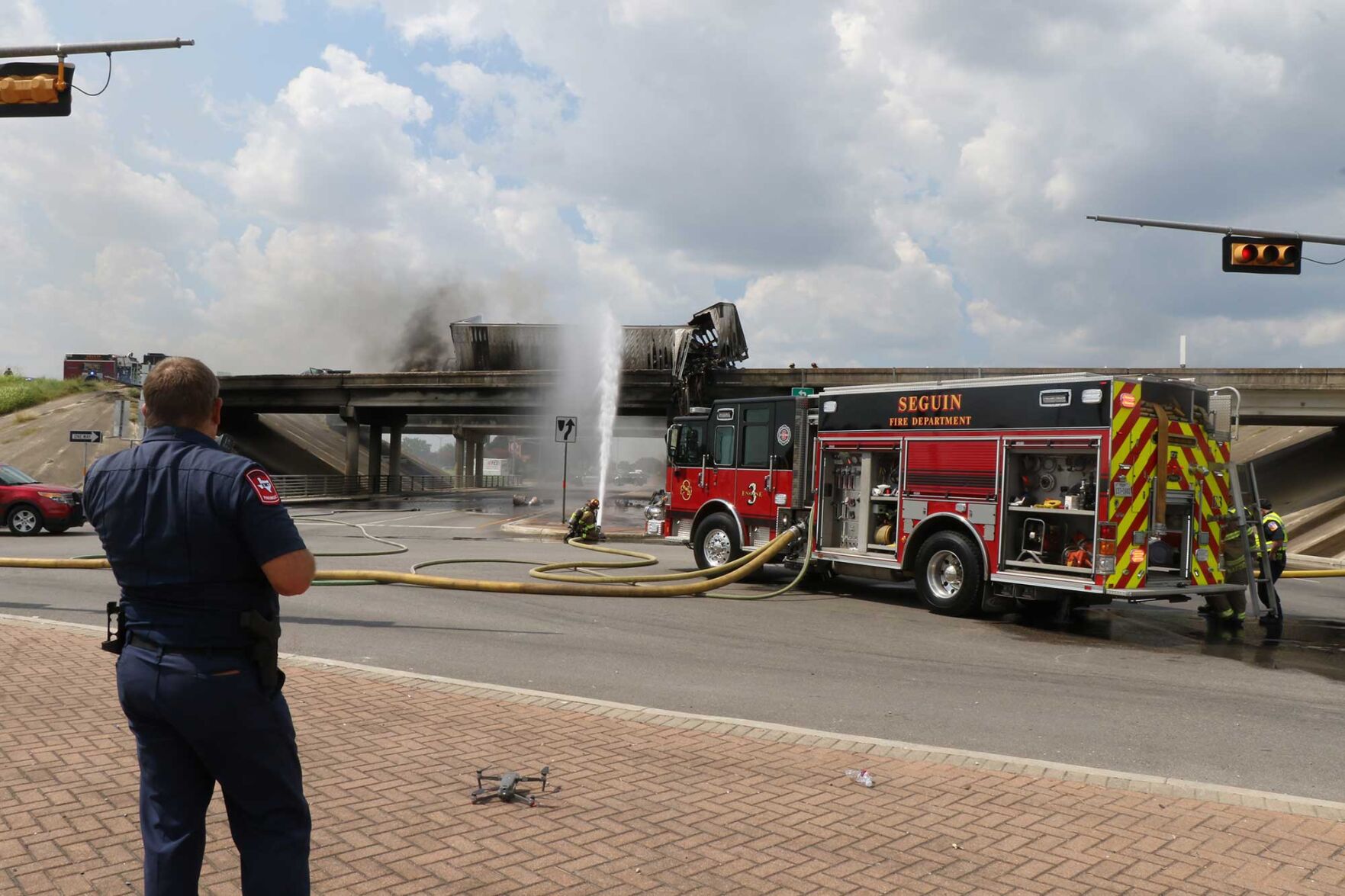 Fiery crash